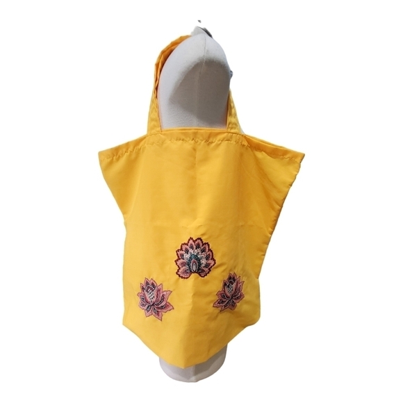 Artisan Yellow Shopping Bag 17.5" - Picture 2 of 4
